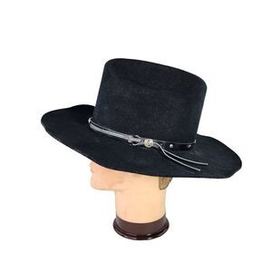 Eddy Bros Cowboy Hat Size 7 1/4 Rogo II Wool Long Oval Western Hats